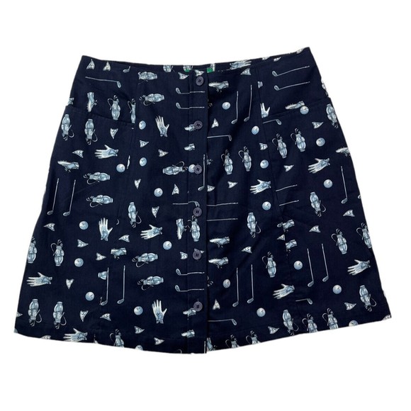 Liz Claiborne Liz Golf Womens Size 14 Golf Carts Clubs Gloves‎ Design Skort - Picture 1 of 12